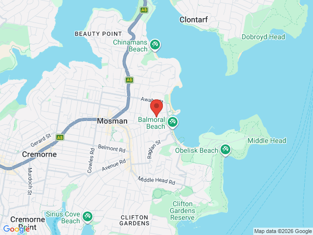 Map showing event location