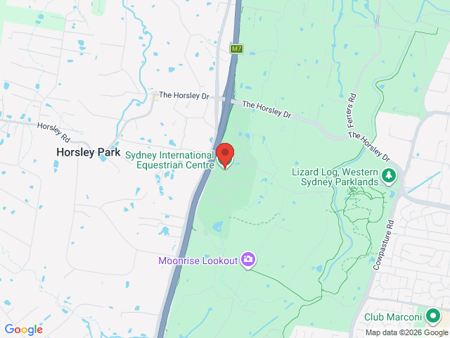 Map showing event location