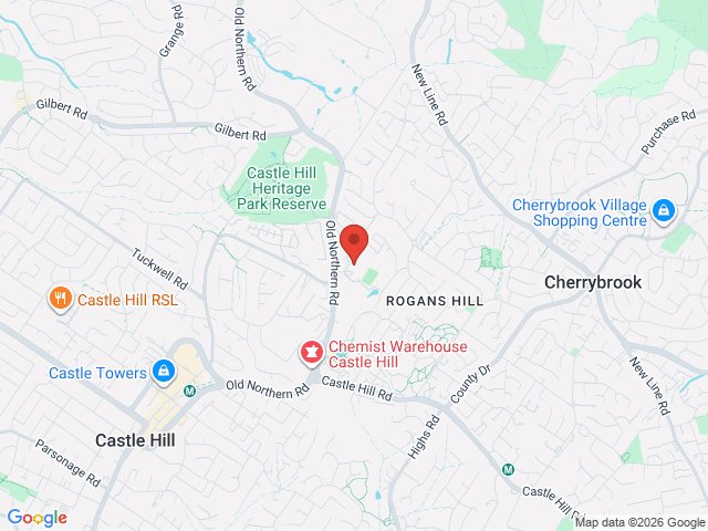 Map showing event location