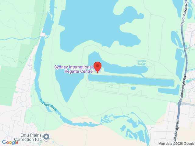 Map showing event location